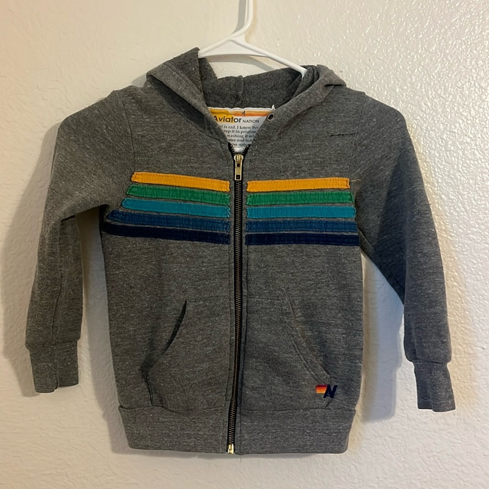 Aviator nations kids zip up